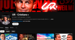 UR Cristiano Ronaldo YouTube Channel