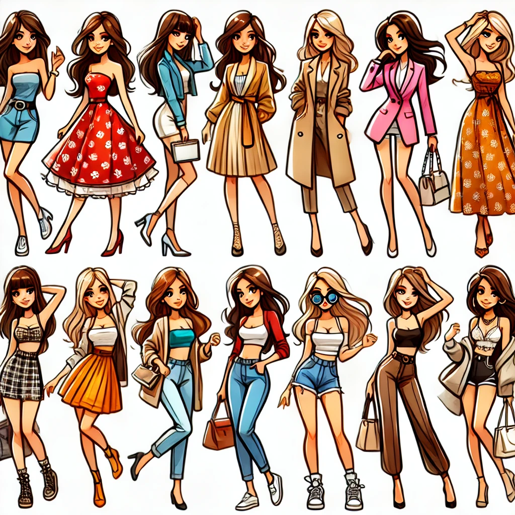 Icon Fashionista Sticker No Blur 