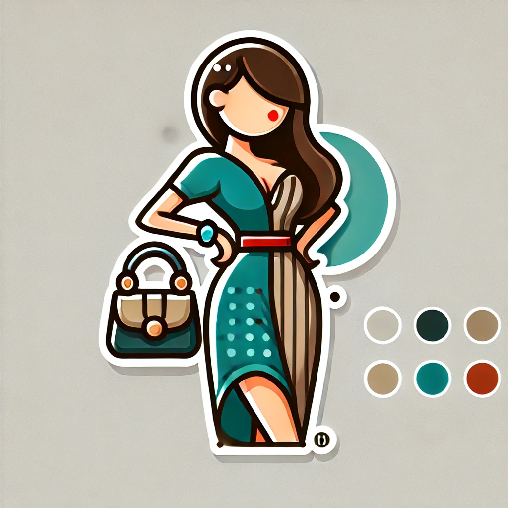 Icon Fashionista Sticker No Blur 